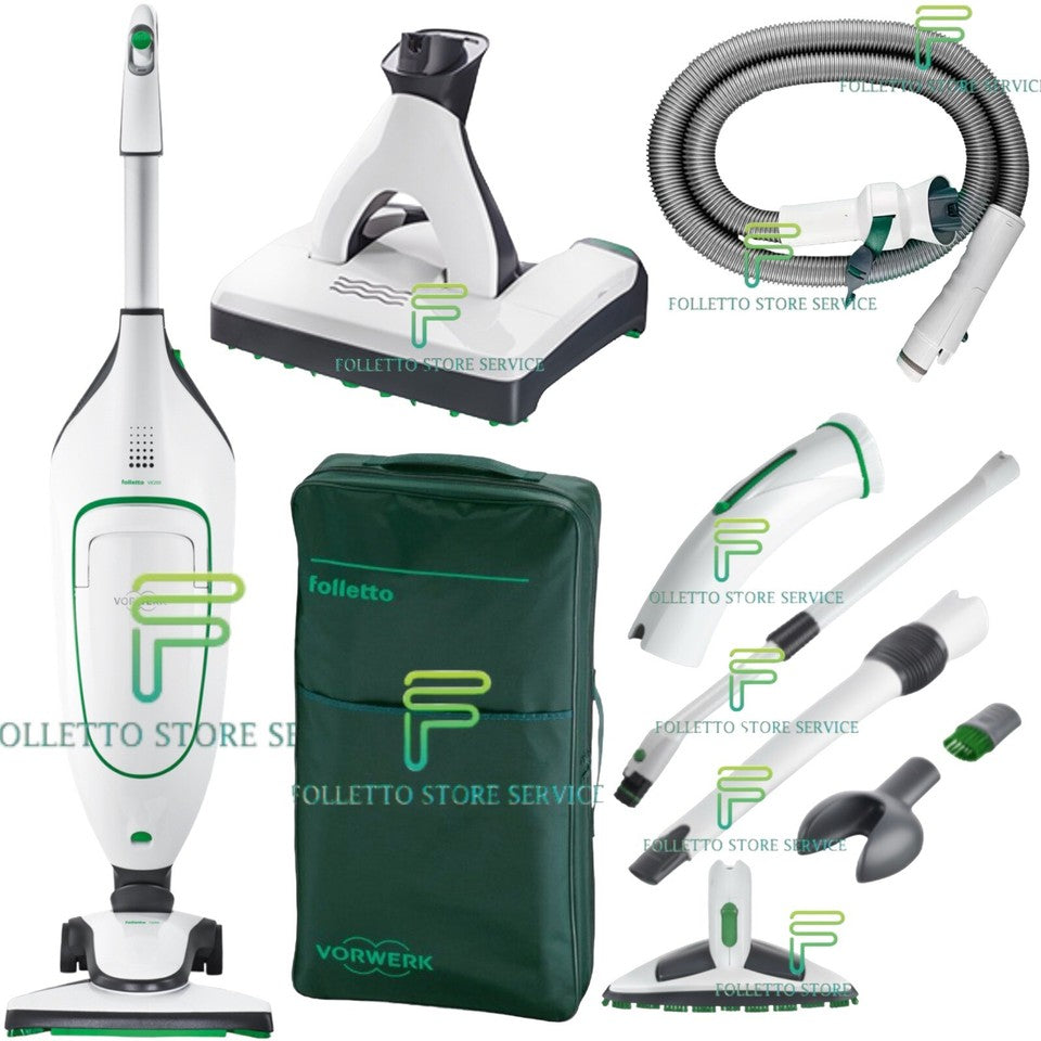 VORWERK FOLLETTO VK200 MIT PULILAVA SP600S ZUBEHÖRTASCHE BODENREINIGER VK 200 (von EXPERTEN generalüberholt)